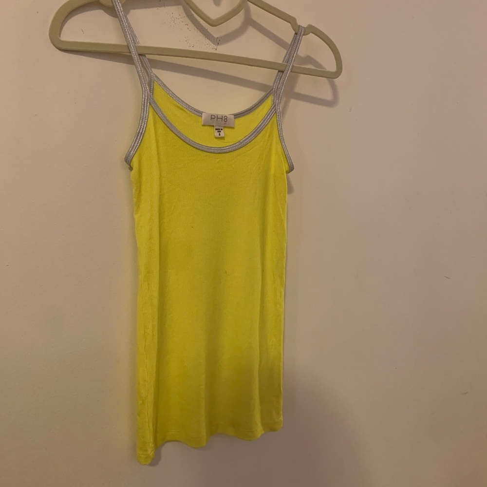 PH8 Lime Yellow Workout/ Lounge Tank